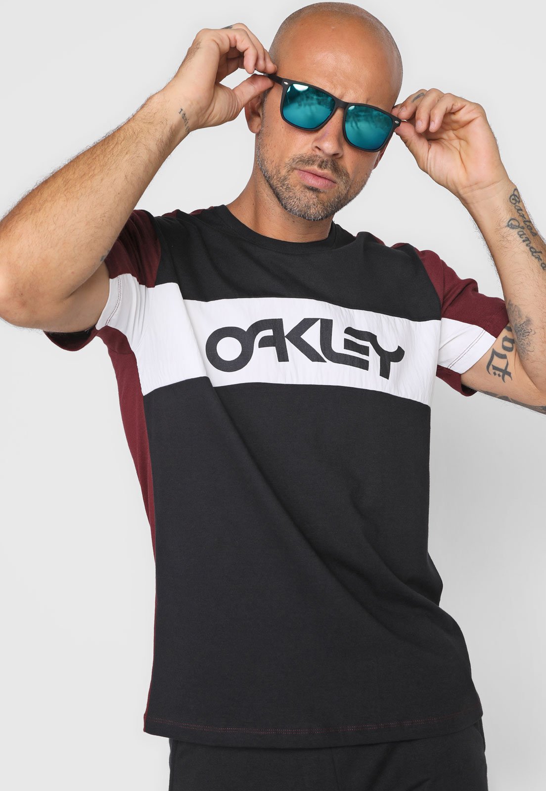 Camiseta Oakley Arcade Block Preta - Compre Agora