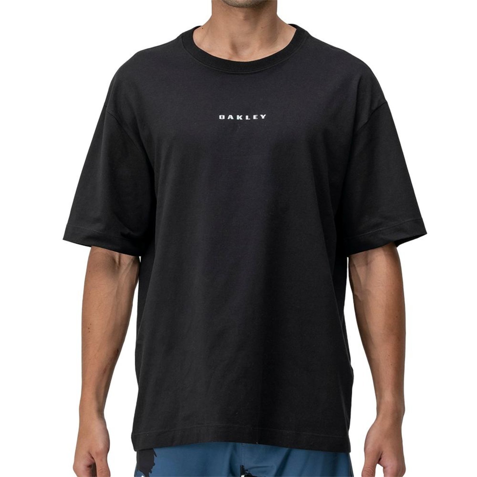 Camiseta Oakley Back To Skull Bark SM24 Masculina Blackout