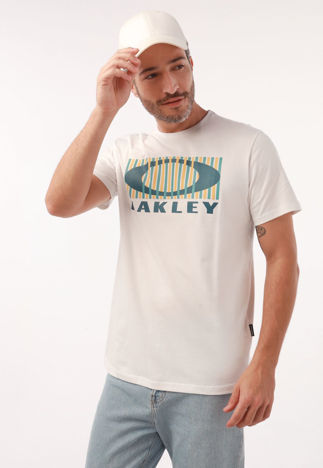 Camiseta Oakley Branca 464BR ⋆ Sanfer Acessórios
