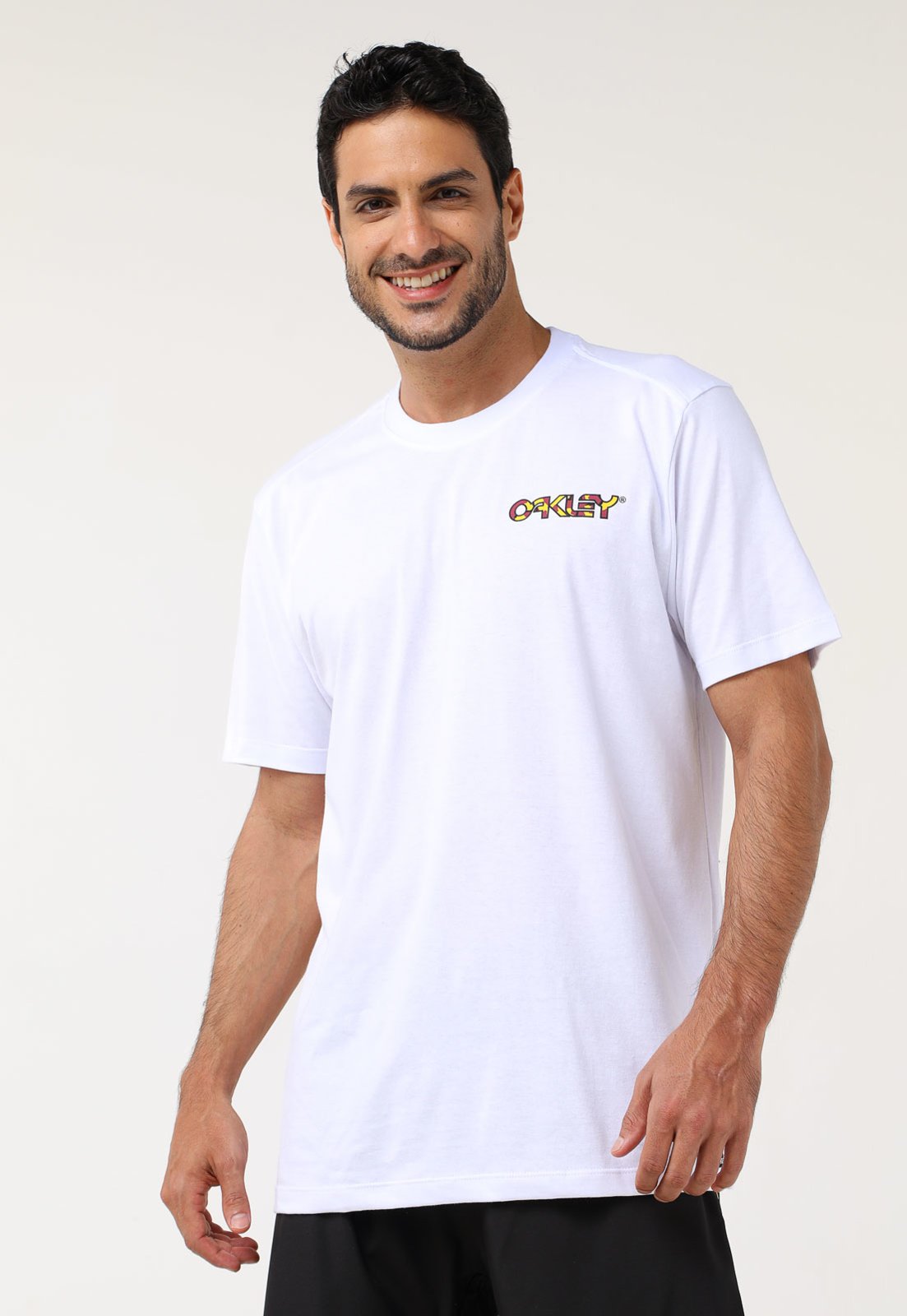 Camiseta Oakley Mod Mark Branca - Faz a Boa!