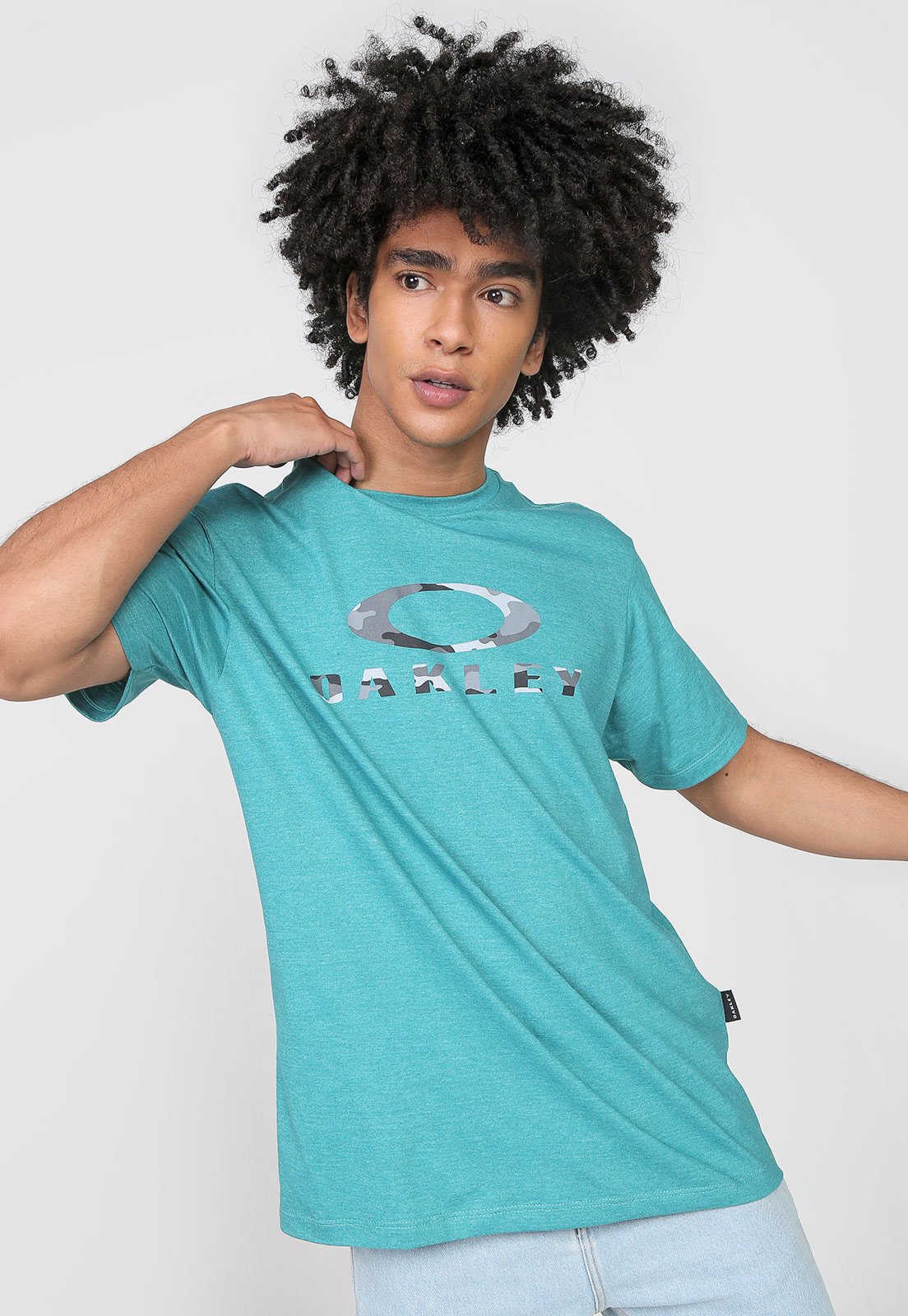 CAMISETA OAKLEY CAM OBARK SS TEE BRANCO