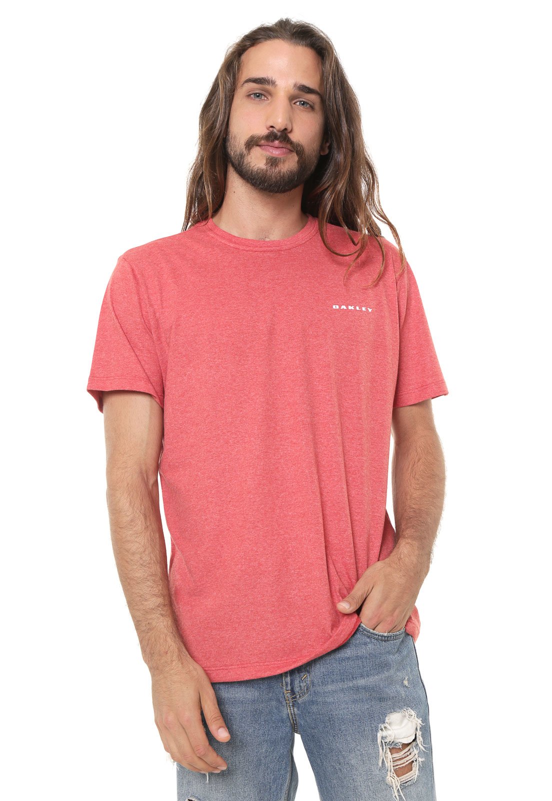 Camiseta Oakley Ellipse Vermelha - FutFanatics