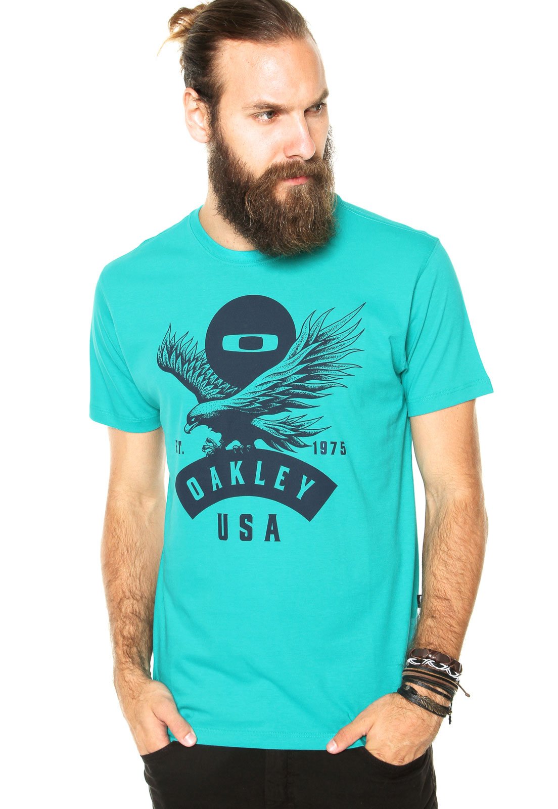blusa oakley verde