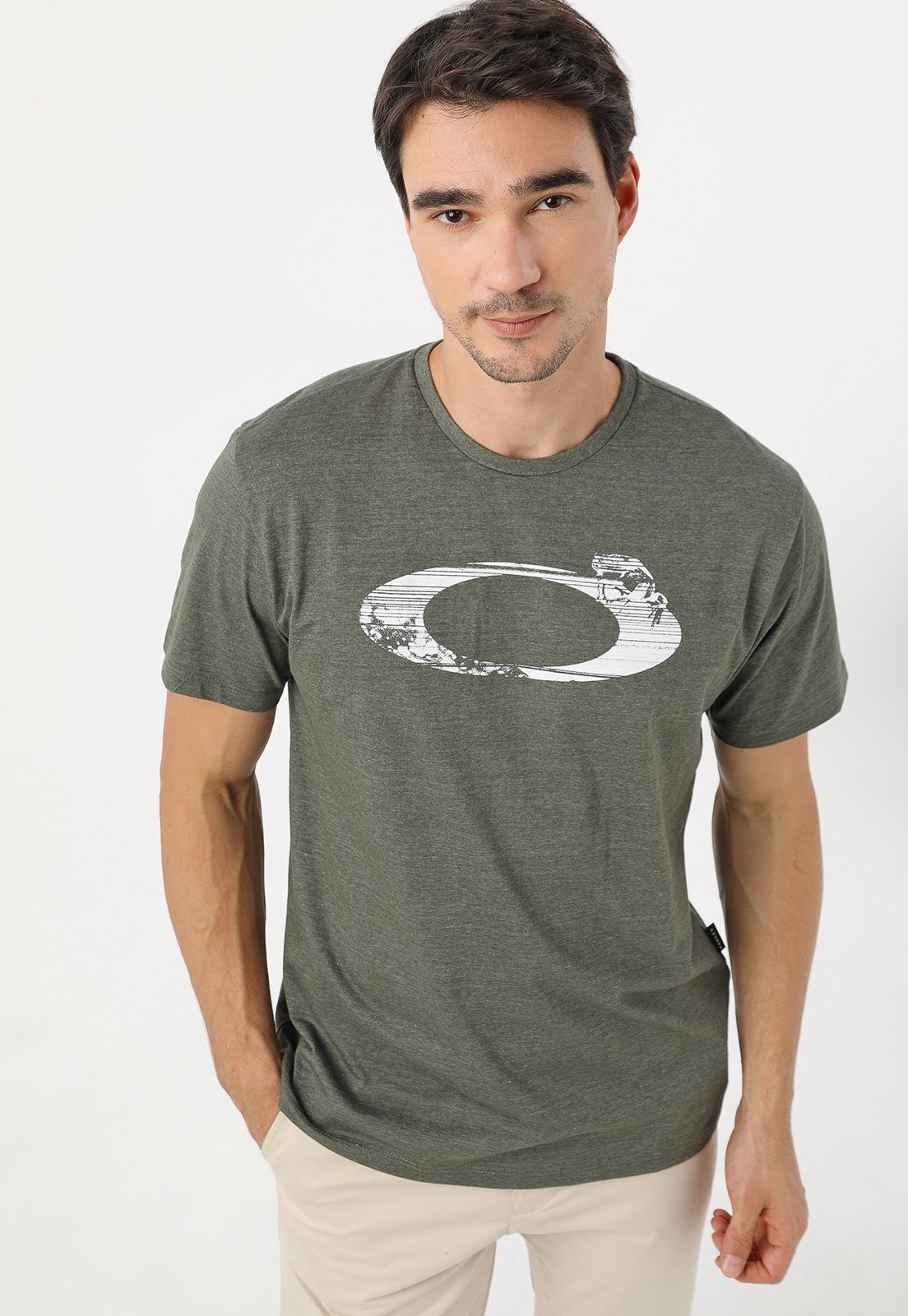 Camiseta Oakley Ellipse Frog Tee Verde Verde