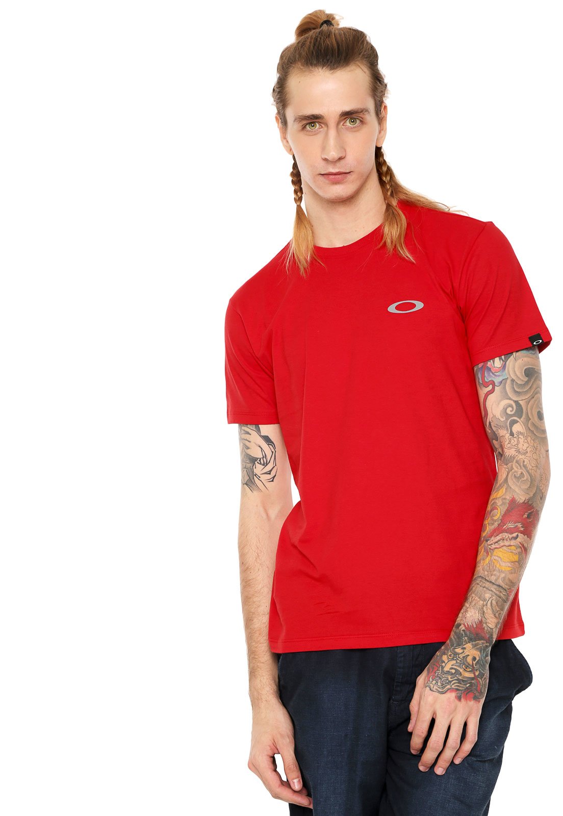 Camiseta Oakley Ellipse Vermelha - FutFanatics