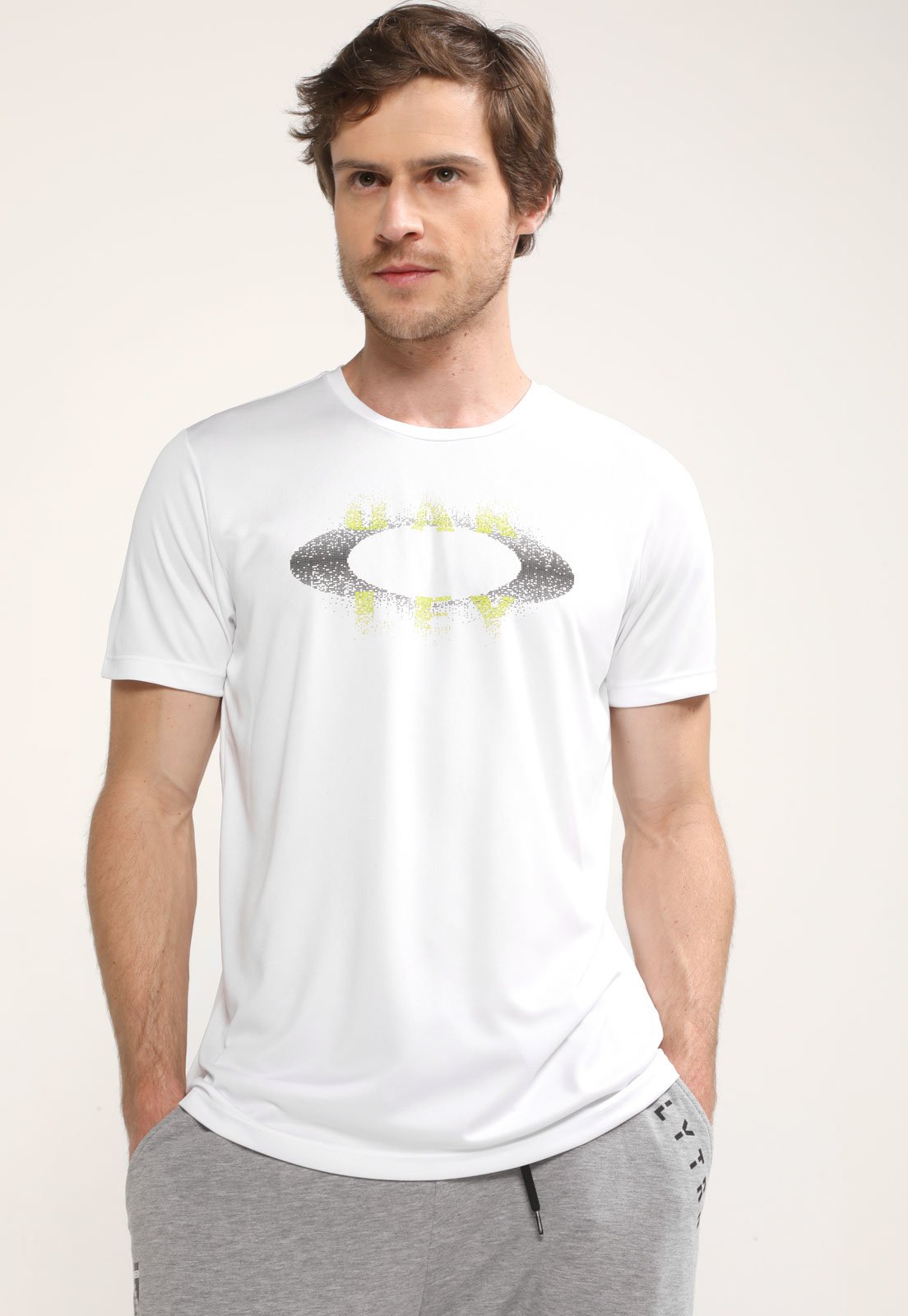 Camiseta Oakley Logo Graphic Masculina - Branco