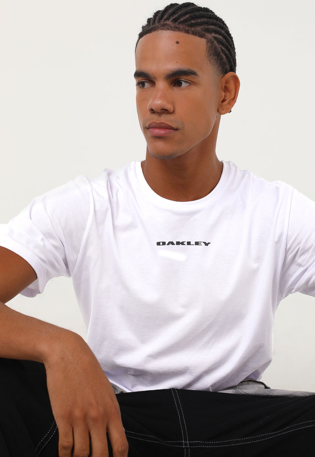 Camiseta Oakley Heritage Skull Graphic T Branco no Shoptime