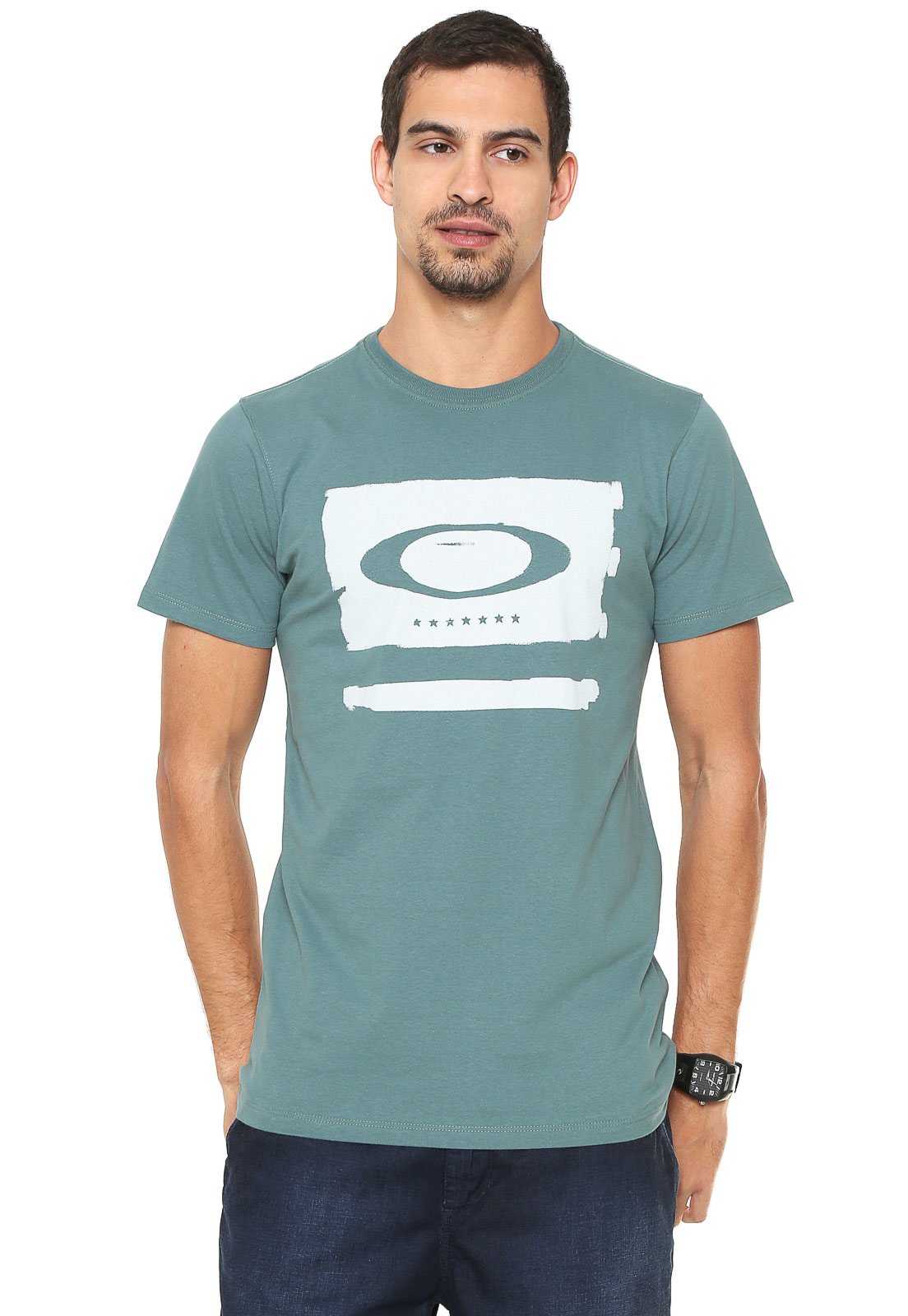 blusa oakley verde