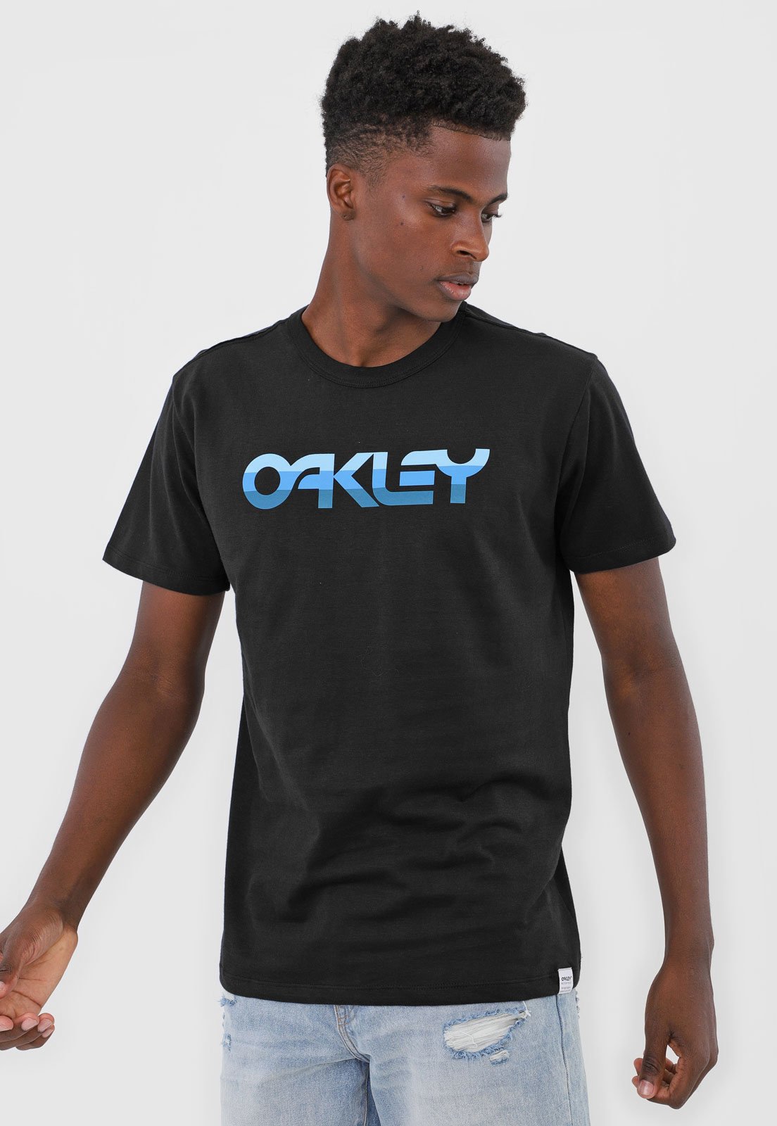 Camiseta Oakley Mark II Preto Preto