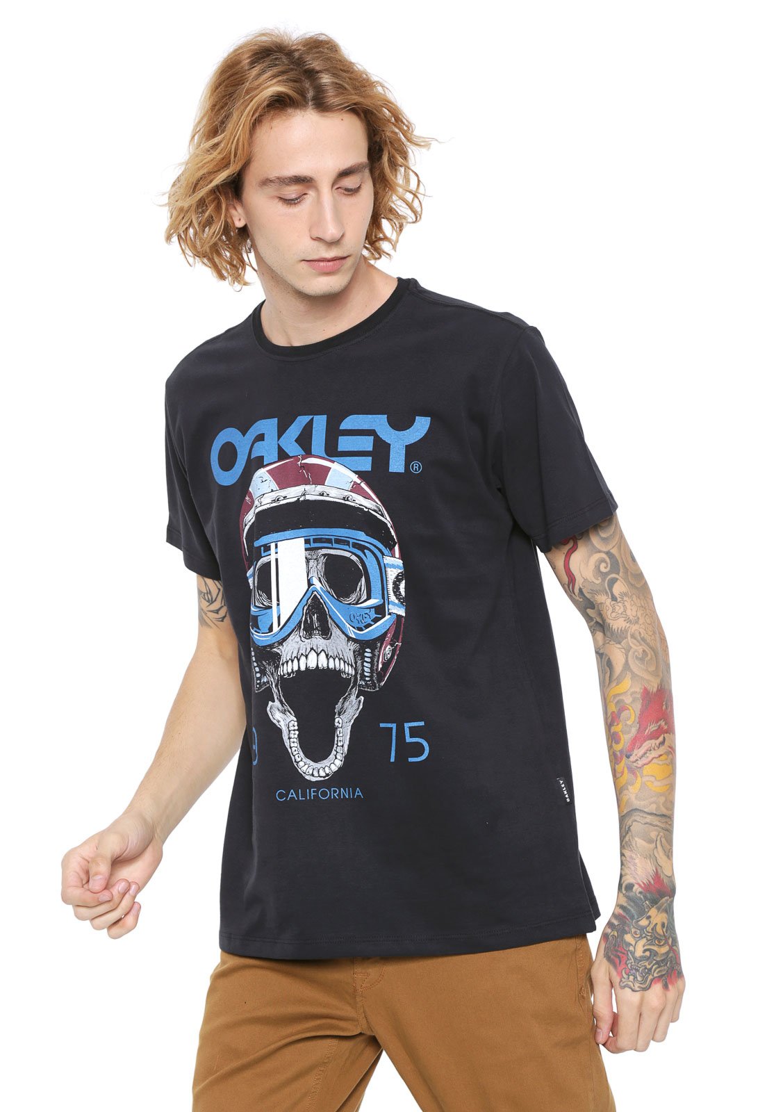 Camiseta Oakley Mod Poisonous Tee Preta - Compre Agora