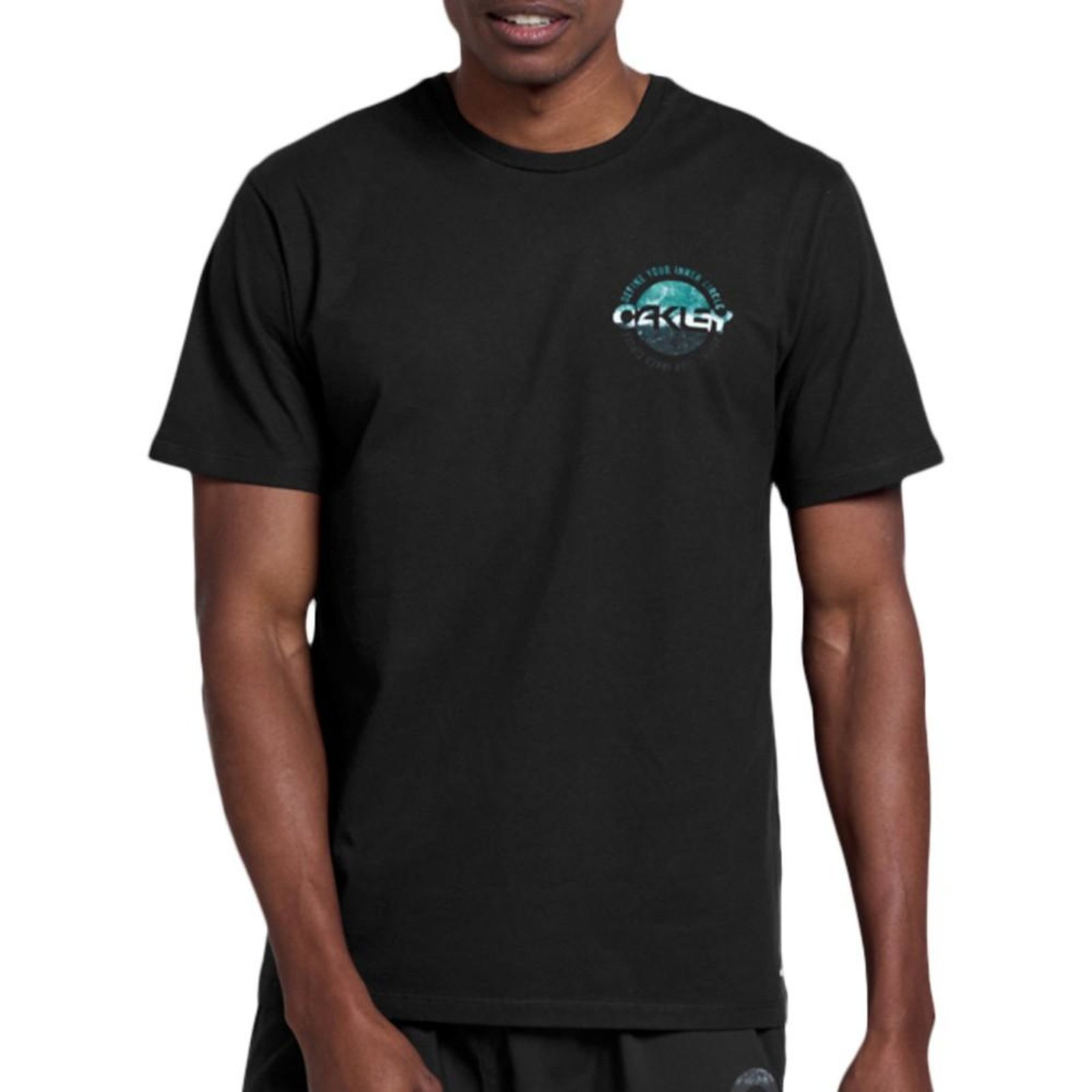 Camiseta Oakley Logo Gradient Masculina - Mescla