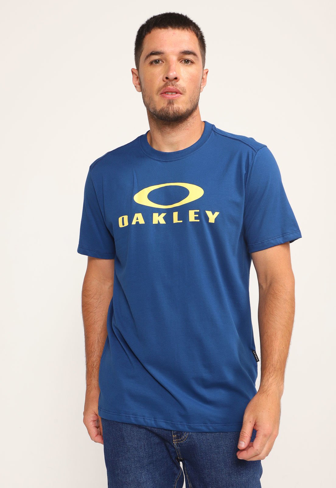 CAMISETA OAKLEY ESTAMPA - AZUL