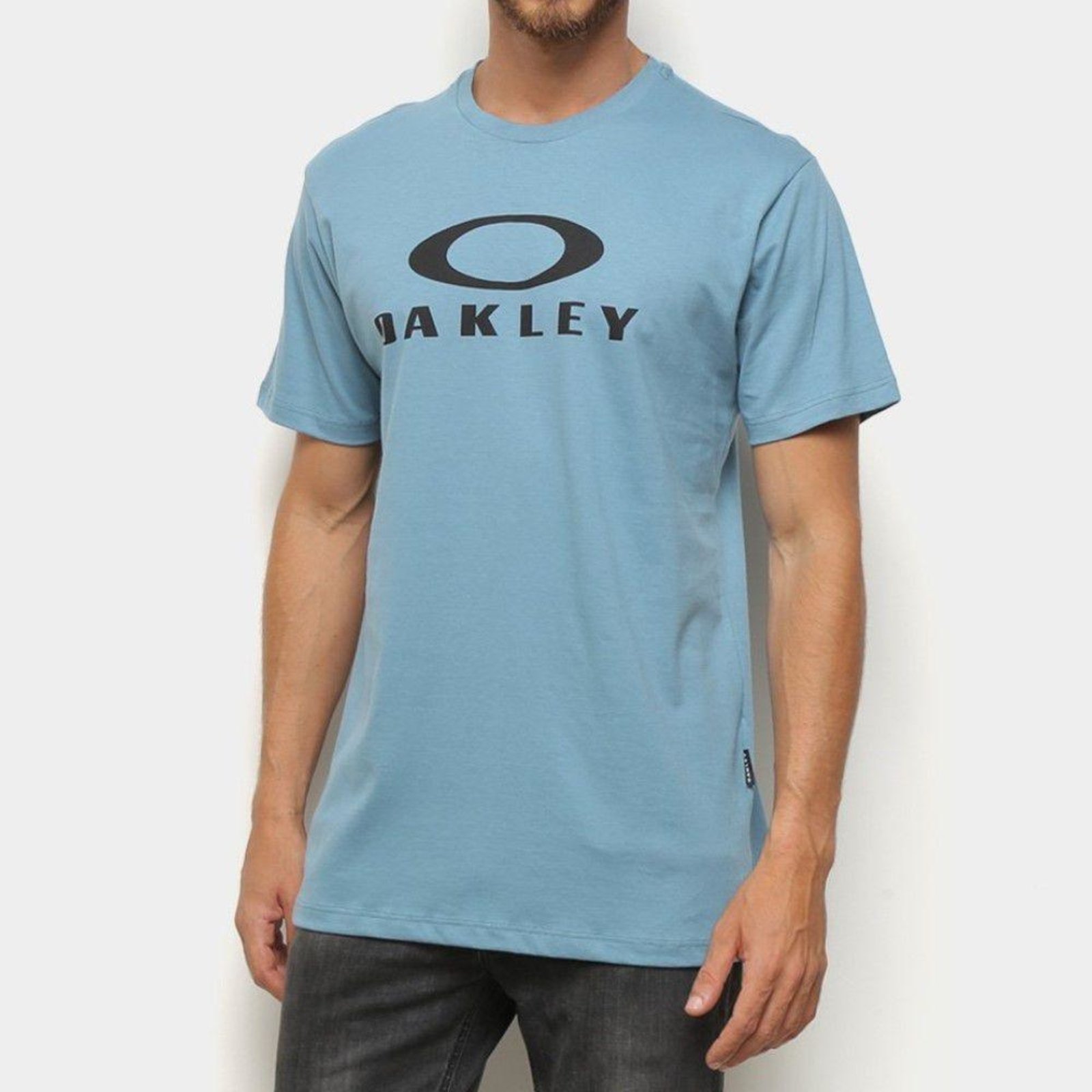 Camiseta Oakley O-Bark Masculina - Gelo