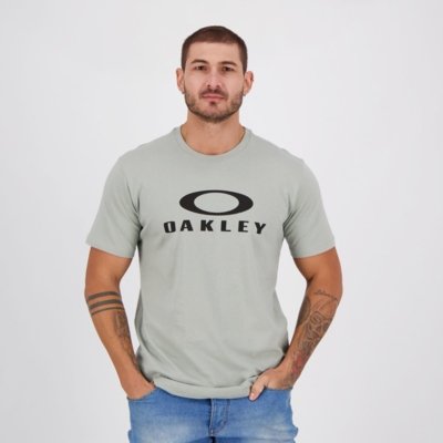 CAMISETA OAKLEY ESTAMPADA - CINZA