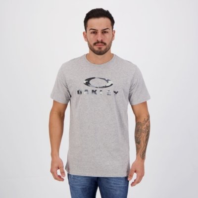 Camiseta Oakley O Bark SS Preta - FutFanatics