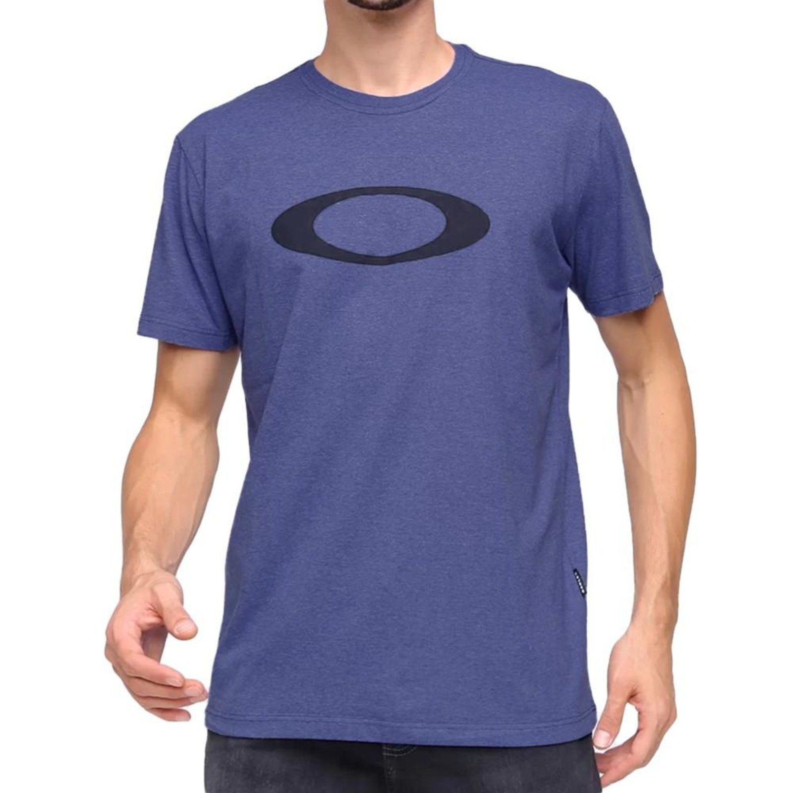 Camiseta Oakley Ellipse Frog Masculina - Azul Escuro