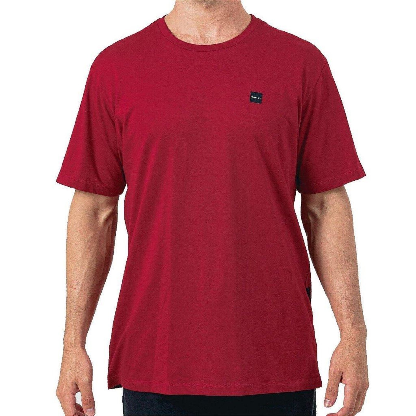 Camiseta Oakley Patch 2.0 Masculina Vermelho Vermelho