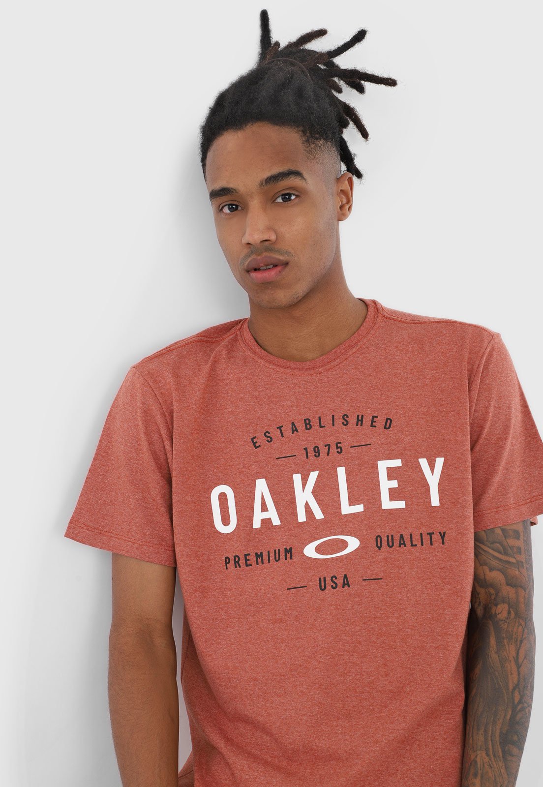 Oakley Camiseta Premium Quality - Branco/Branco