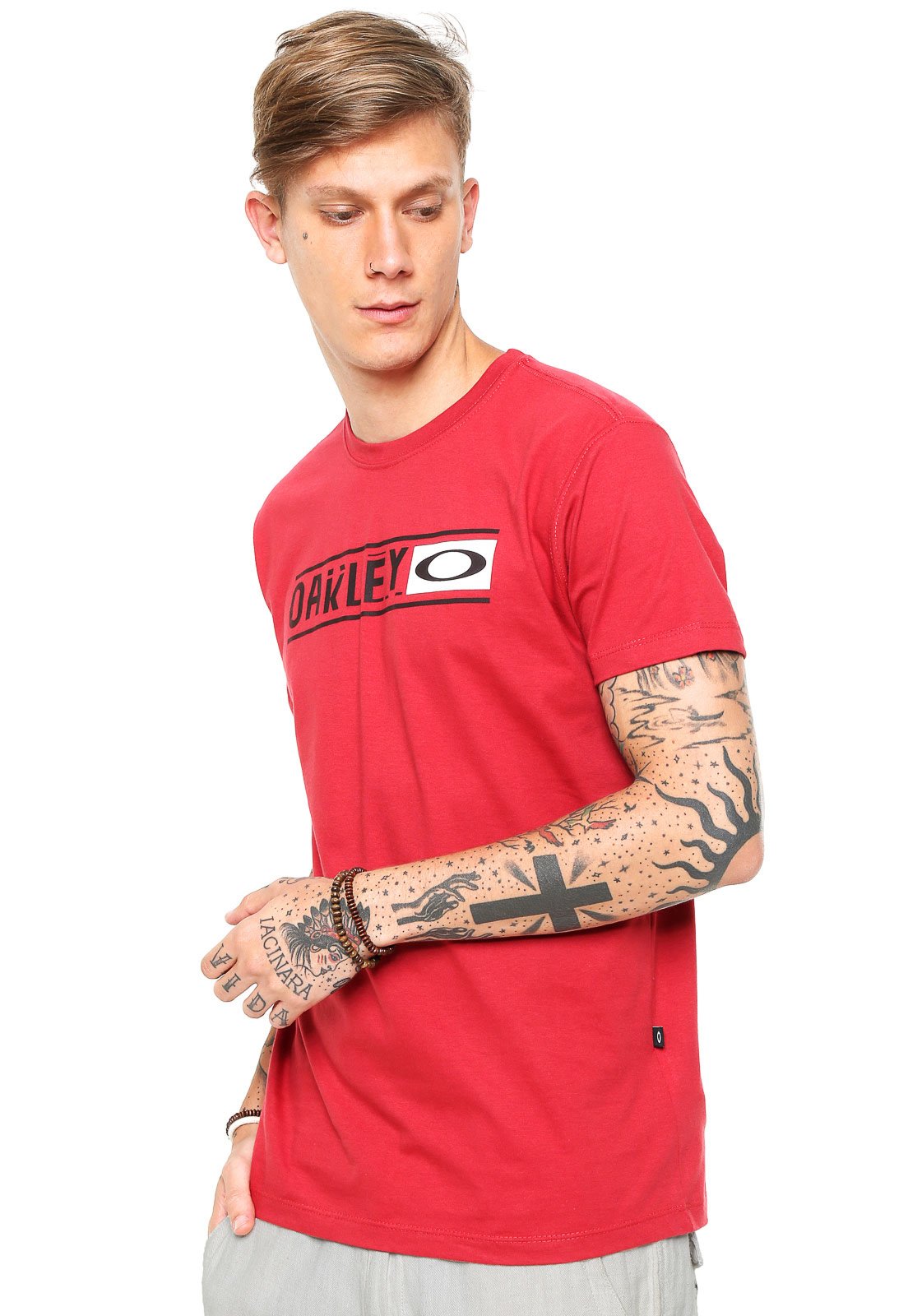 Camiseta Oakley Running Miles Vermelha - Compre Agora