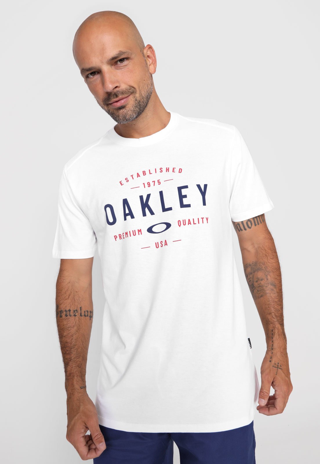 Camiseta Oakley Premium Quality Branca 