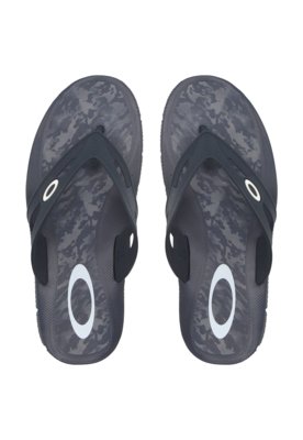 Chinelo Oakley Operative 3.0 Print Azul-Marinho Menor preço em Chinelo Oakley Operative 3.0 Print Azul-Marinho
