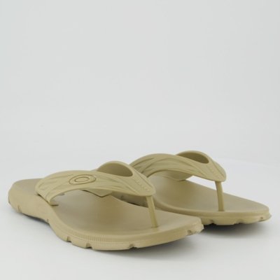Chinelo Oakley Raptor Bege e Preto