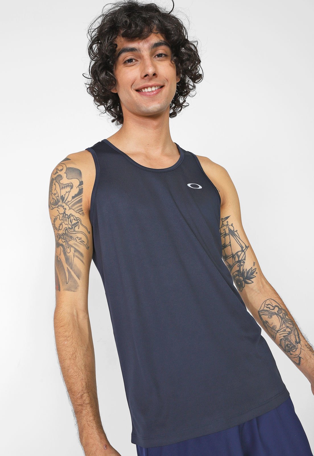 Camiseta Regata Oakley Daily Sport Tank 3 - Blackout - Gg