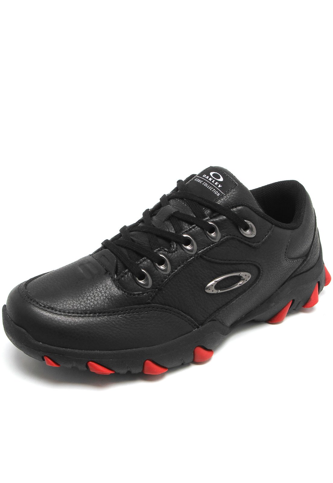 Tenis oakley cheap couro preto