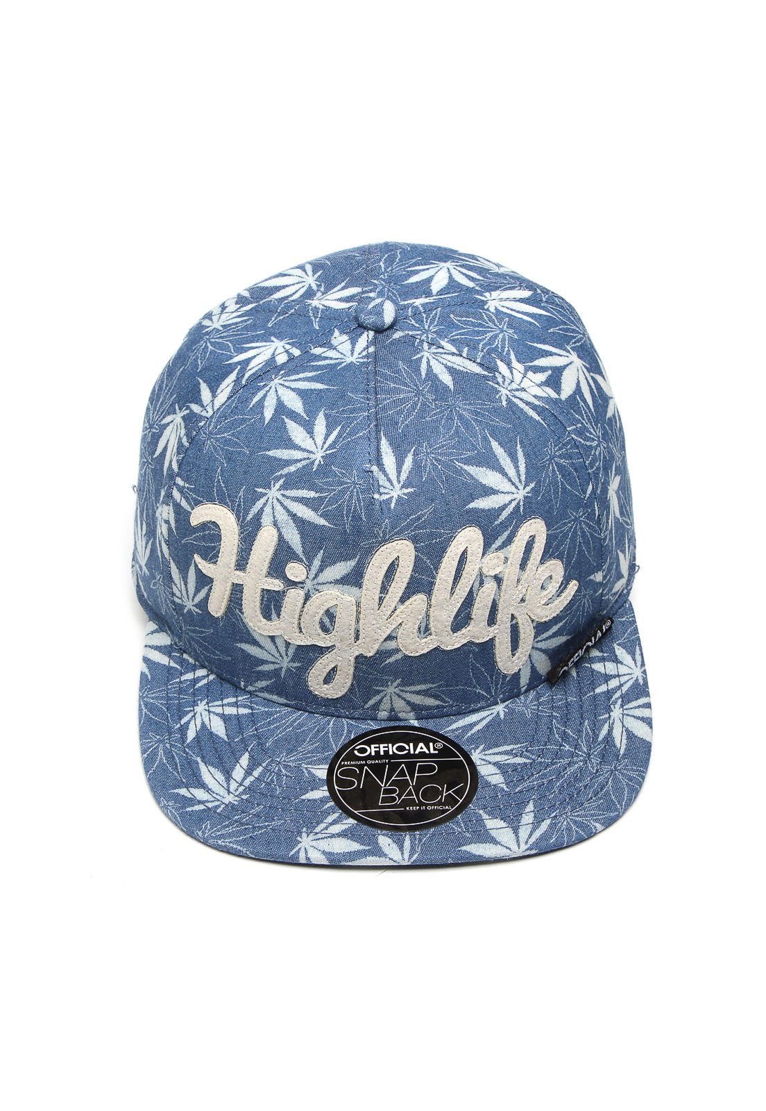 Boné Official Snapback High Life Azul - Compre Agora