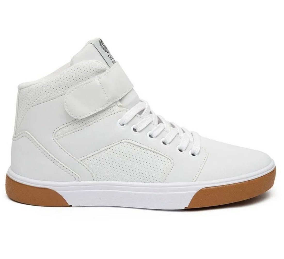 Tenis ollie cano sales alto branco