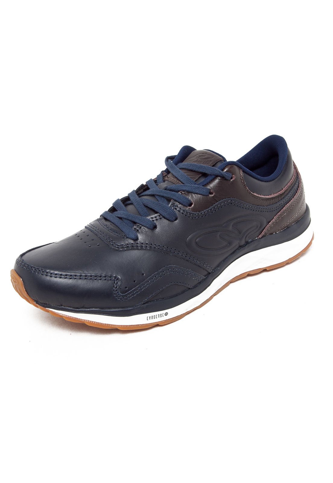 Fashion tenis olympikus masculino em couro