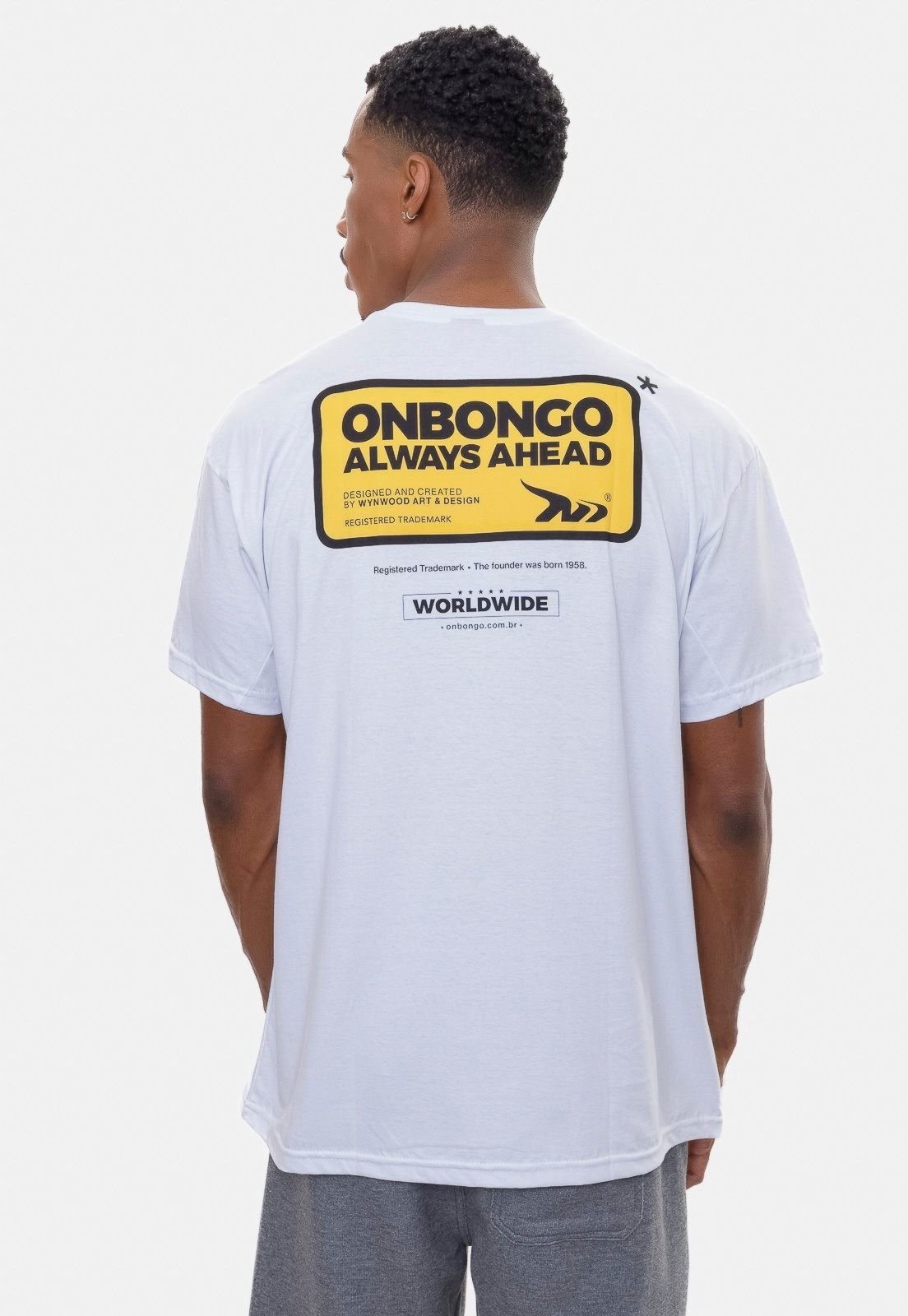 Camiseta Onbongo Plus Size Gym- Masculina