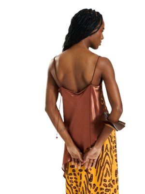 Blusa Open Assimétrica Animal Print