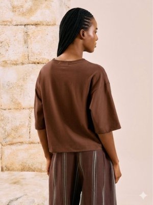Camiseta Open Boxy Estampada
