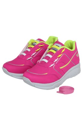 tênis de rodinha rosa