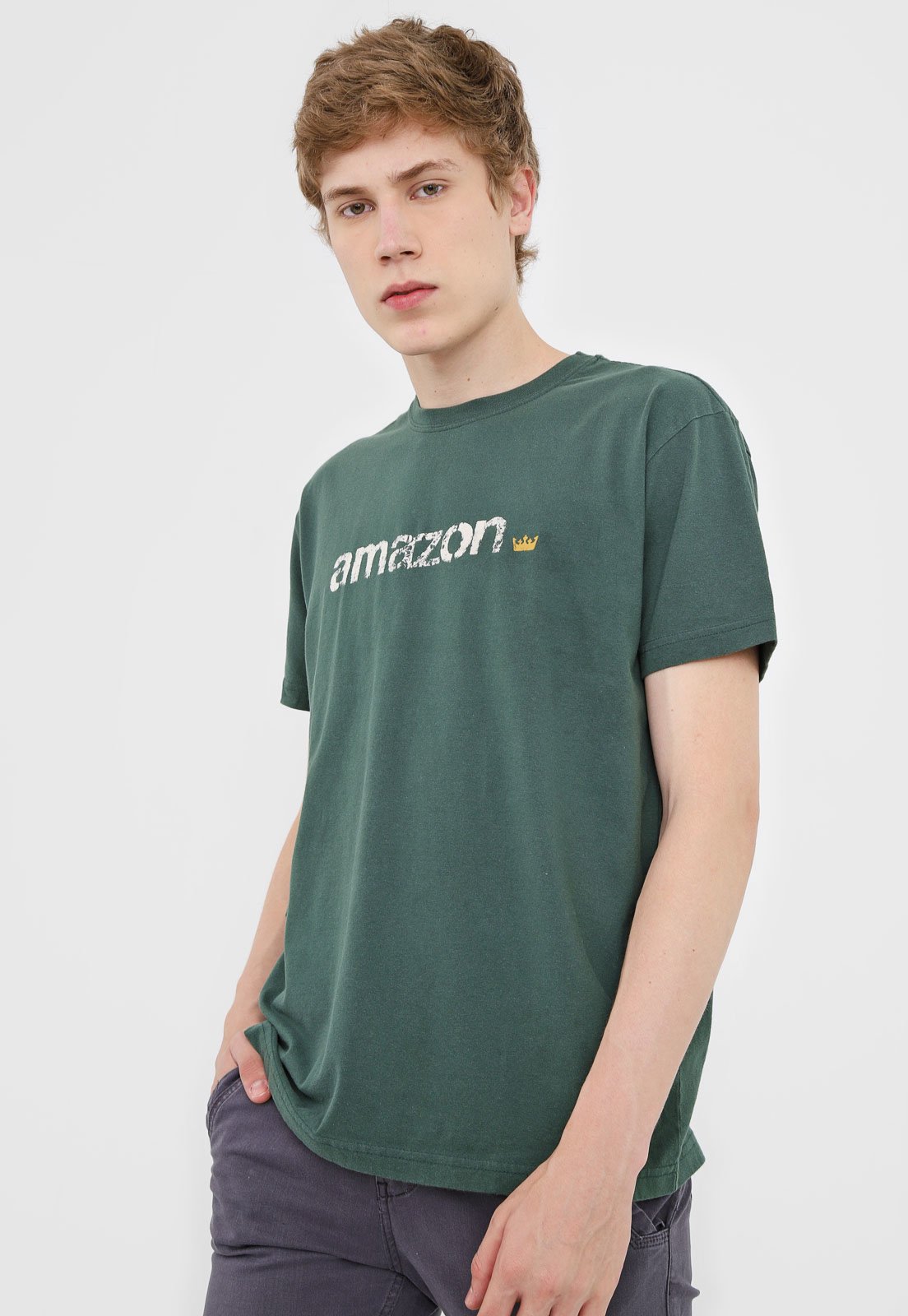 Camiseta best sale verde amazon