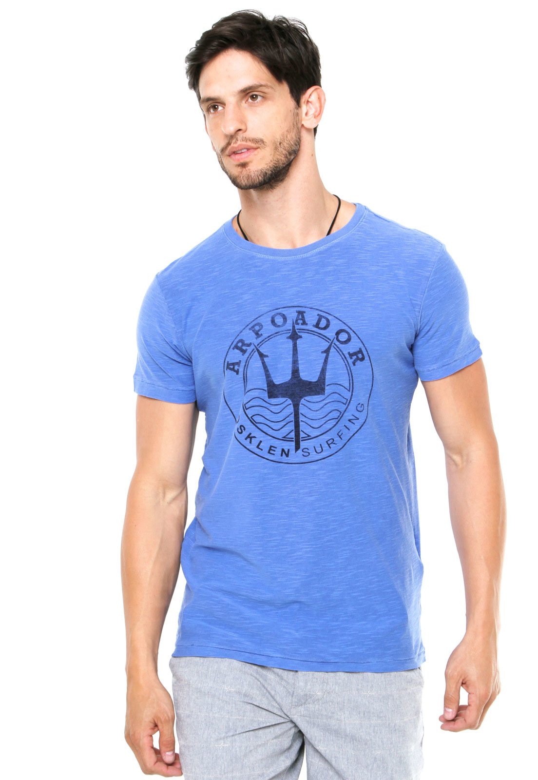 Night spot Gem Applied Camiseta Osklen Rough Arpoador Azul - Compre Agora | Dafiti Brasil