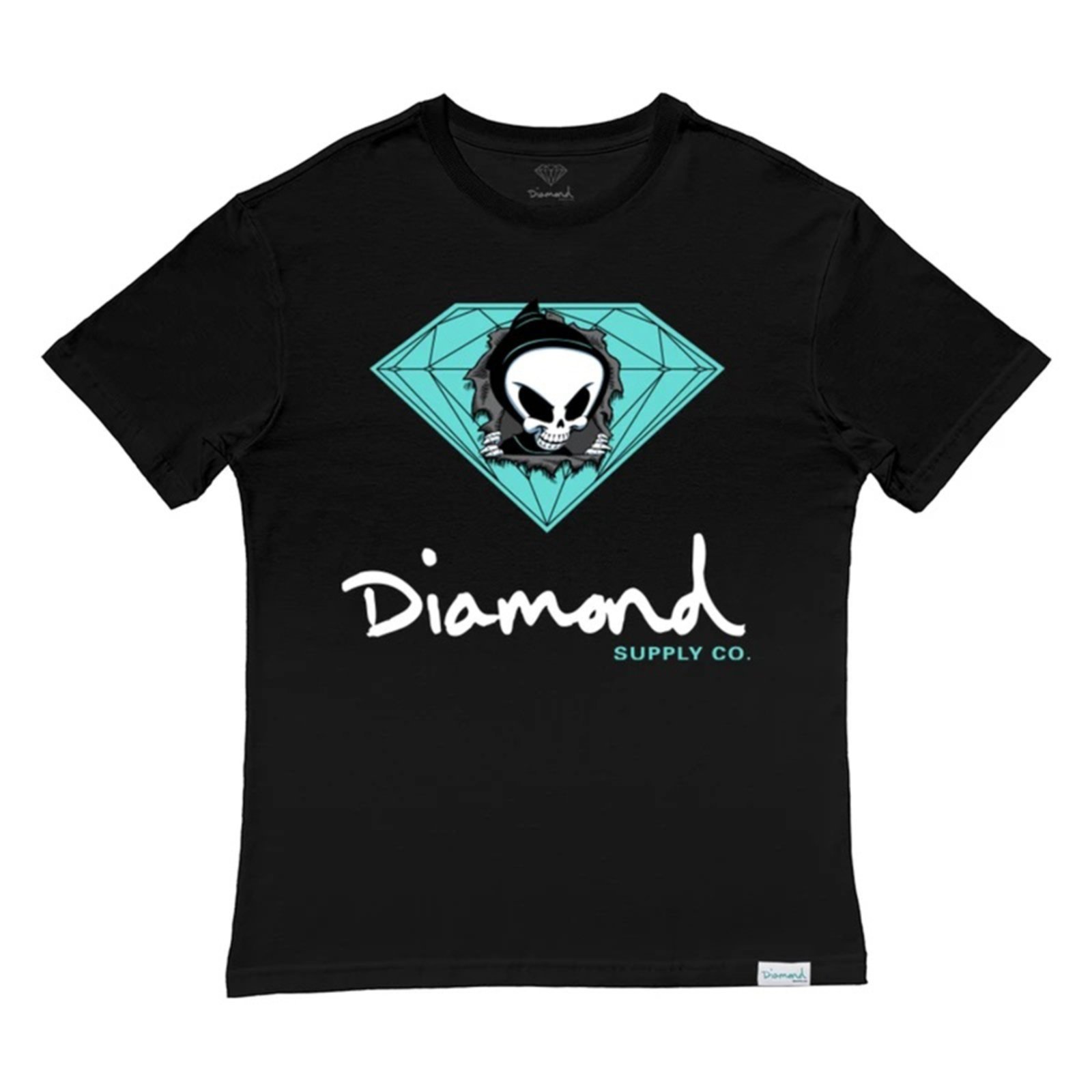 Camiseta Diamond Supply X Blind Skateboard Reaper Sing Compre