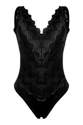 Body OutletDri Feminino Renda Alça Grossa Decote Em V Forrado Preto Menor preço em Body OutletDri Feminino Renda Alça Grossa Decote Em V Forrado Preto