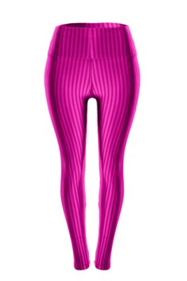 Calça Outlet Dri Legging Fitness Premium Brilho Cós Alto Fúcsia Escuro Menor preço em Calça Outlet Dri Legging Fitness Premium Brilho Cós Alto Fúcsia Escuro