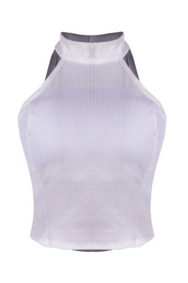 Top OutletDri Cropped Canelado Liso Frente Única Zíper Costas Branco Navajo Menor preço em Top OutletDri Cropped Canelado Liso Frente Única Zíper Costas Branco Navajo