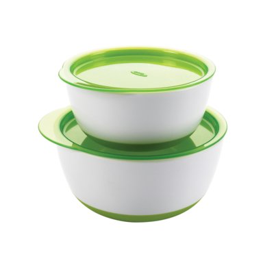 Kit 2 Bowls OxoTot Branco/Verde Menor preço em Kit 2 Bowls OxoTot Branco/Verde