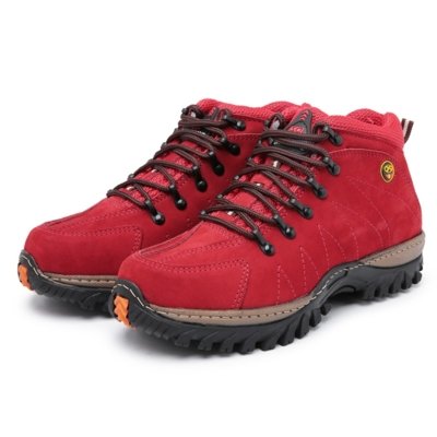 tenis bota vermelho
