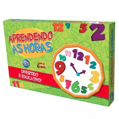 Jogo Aprendendo as Horas Pais e Filhos Multicolorido Menor preço em Jogo Aprendendo as Horas Pais e Filhos Multicolorido