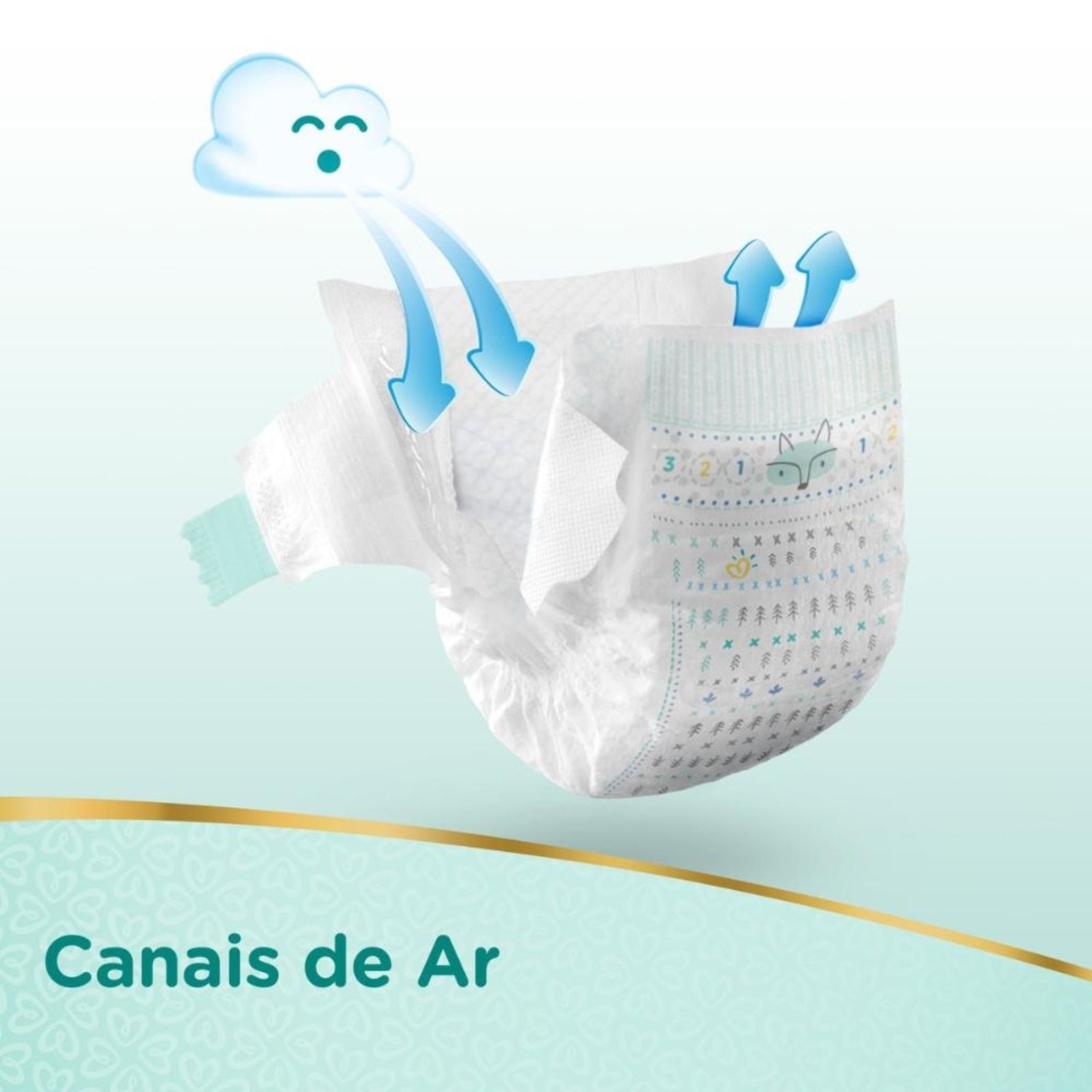 Kit Fralda Pampers Premium Care Jumbo Tamanho M 160 Unidades Compre