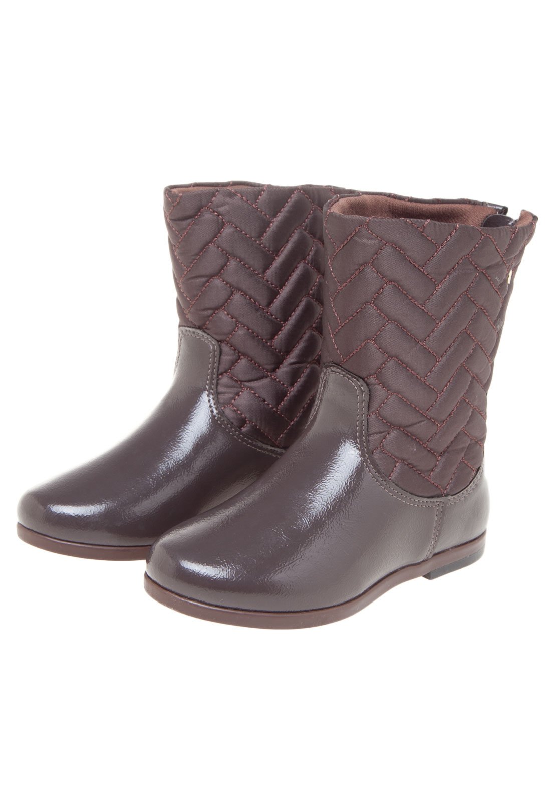 bota infantil pampili marrom