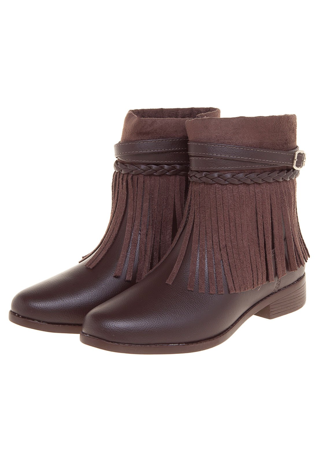 bota infantil pampili marrom