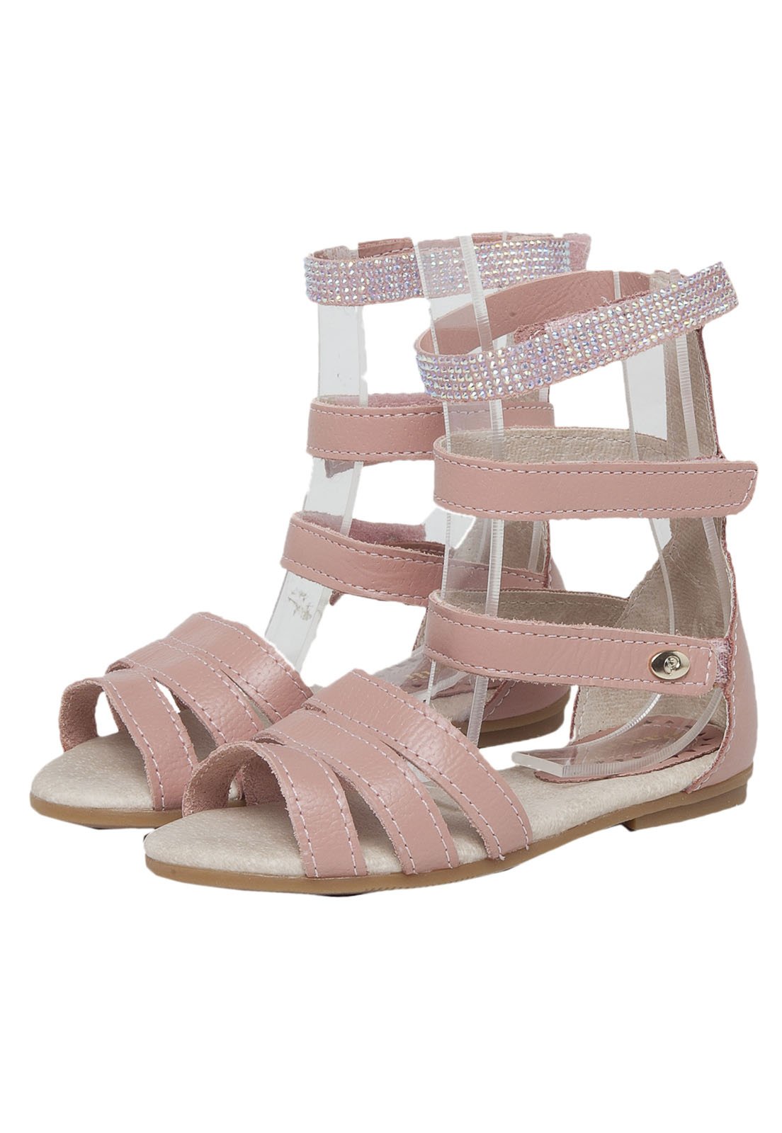 sandália gladiadora infantil