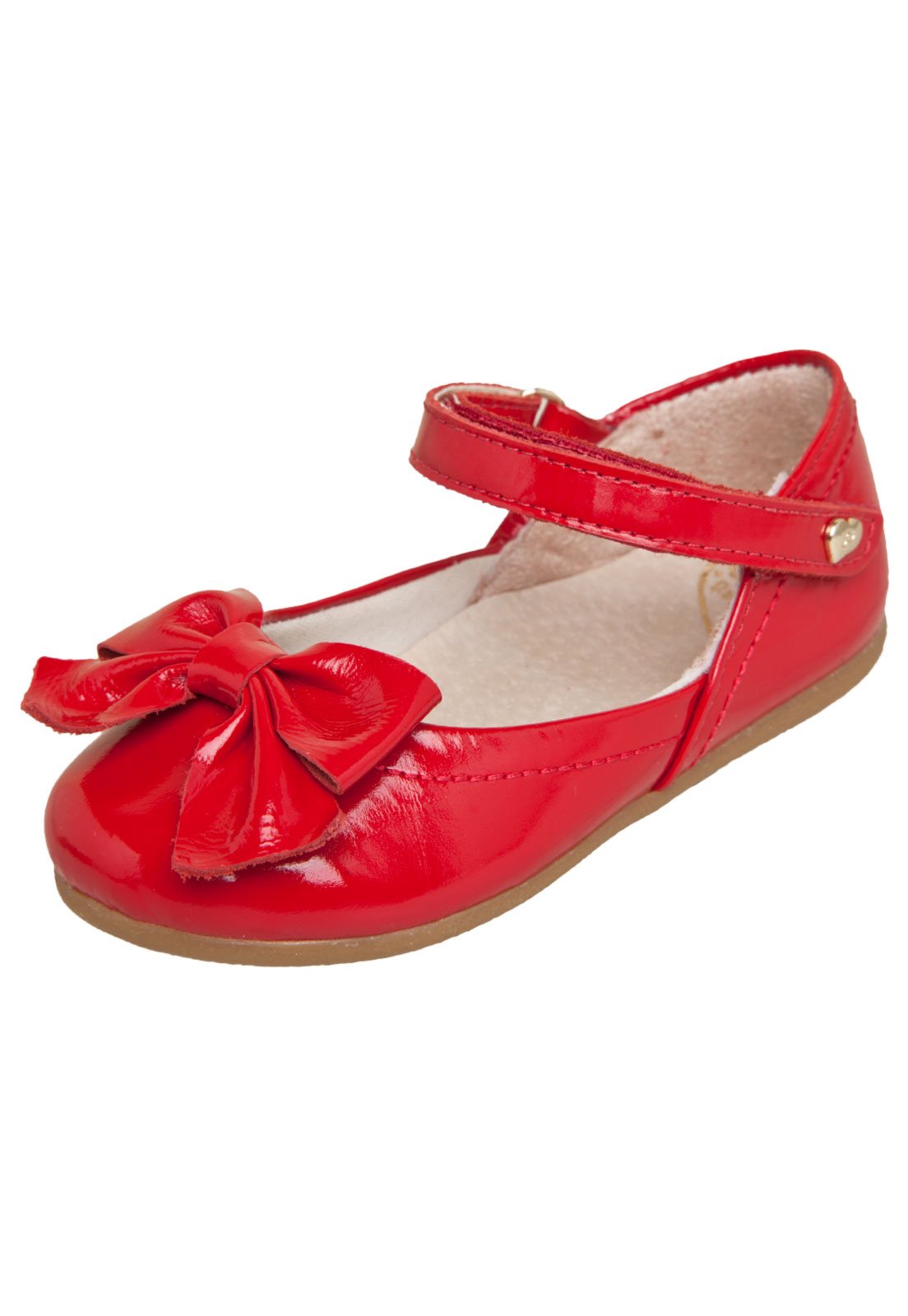 sapato infantil vermelho pampili