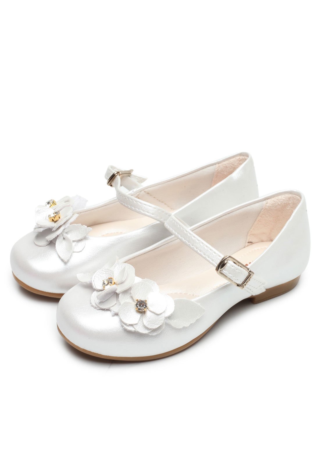 sapato branco pampili
